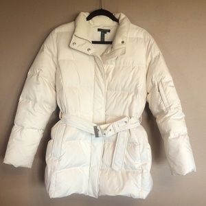 Lauren Ralph Lauren White Puffer Jacket